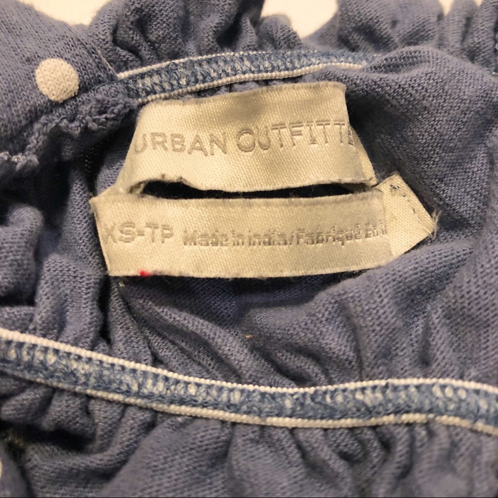 Urban Outfitters Blue Ruffled Crop Top NWOT!! - Picture 5 of 6